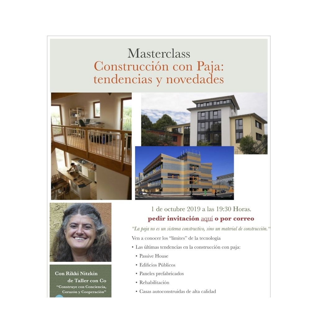 Masterclass: Construcción con Paja – tendencias y novedades